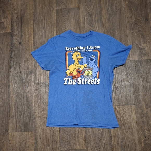 Everything I Know I Learned on the Streets Sesame Street T-Shirt. - Picture 2 of 5
